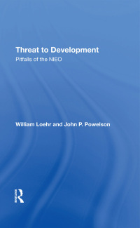 Cover image: Threat To Development 1st edition 9780367274344