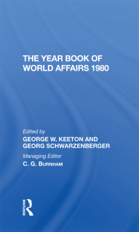 Imagen de portada: The Year Book Of World Affairs, 1980 1st edition 9780367274658