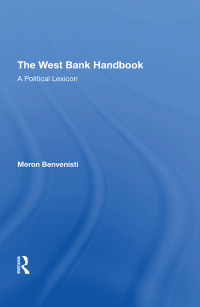 Cover image: The West Bank Handbook 1st edition 9780367274115