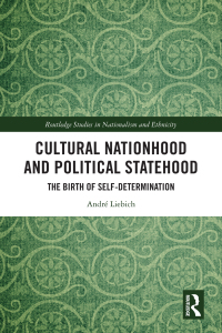 Cover image: Cultural Nationhood and Political Statehood 1st edition 9781032228327