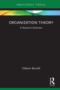 Cover image: Organization Theory 1st edition 9780367713638
