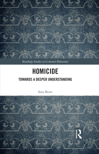 Cover image: Homicide 1st edition 9780367615109