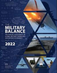 Cover image: The Military Balance 2022 1st edition 9781032279008