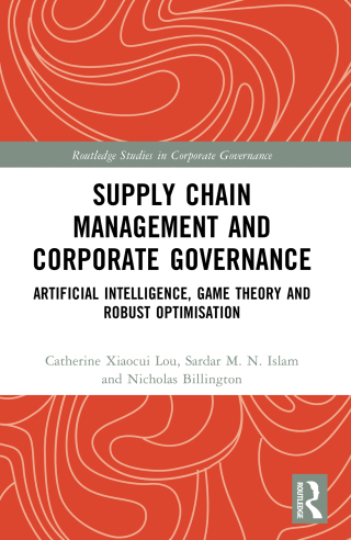 Imagen de portada: Supply Chain Management and Corporate Governance 1st edition 9781032210407