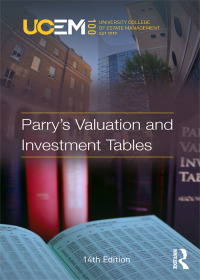 Cover image: Parry's Valuation and Investment Tables 14th edition 9780367350789