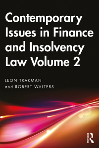 صورة الغلاف: Contemporary Issues in Finance and Insolvency Law Volume 2 1st edition 9781032319131