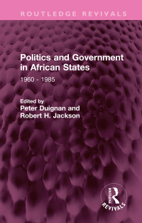 Cover image: Politics and Government in African States 1st edition 9781032319537