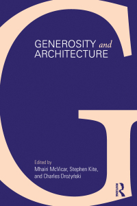 Cover image: Generosity and Architecture 1st edition 9781032078519