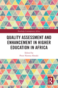 Cover image: Quality Assessment and Enhancement in Higher Education in Africa 1st edition 9781032308142