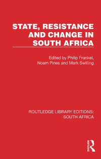 表紙画像: State, Resistance and Change in South Africa 1st edition 9781032311630