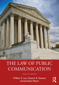 Imagen de portada: The Law of Public Communication 12th edition 9781032193120