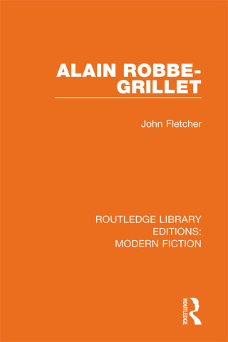 Cover image: Alain Robbe-Grillet 1st edition 9780367336592