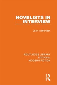 Cover image: Novelists in Interview 1st edition 9780367336769