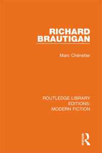 Cover image: Richard Brautigan 1st edition 9780367347352