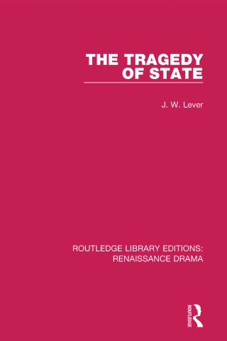 Cover image: The Tragedy of State 1st edition 9781138235496