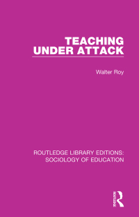 Imagen de portada: Teaching Under Attack 1st edition 9780415792523