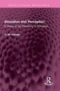 Titelbild: Sensation and Perception 1st edition 9781032327198