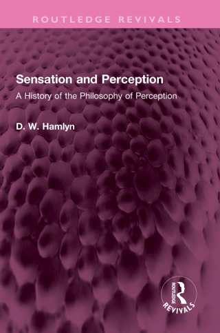 Cover image: Sensation and Perception 1st edition 9781032327327