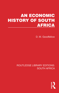 Imagen de portada: An Economic History of South Africa 1st edition 9781032326924