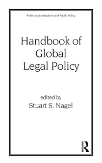 Cover image: Handbook of Global Legal Policy 1st edition 9780824778927