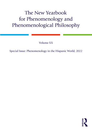 Imagen de portada: The New Yearbook for Phenomenology and Phenomenological Philosophy 1st edition 9781032331010