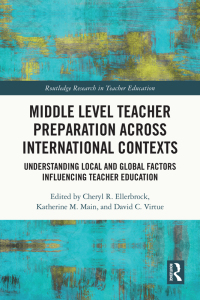 Cover image: Middle Level Teacher Preparation across International Contexts 1st edition 9781032080406