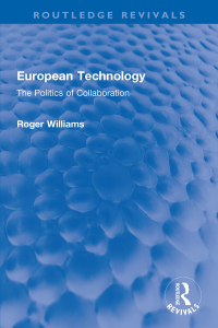 Cover image: European Technology 1st edition 9781032310176
