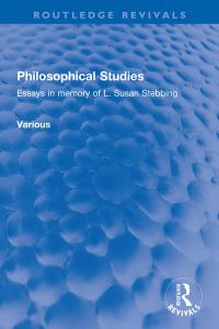 Imagen de portada: Philosophical Studies 1st edition 9781032226705
