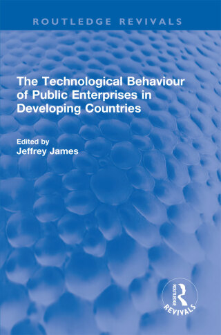 Imagen de portada: The Technological Behaviour of Public Enterprises in Developing Countries 1st edition 9781032321578