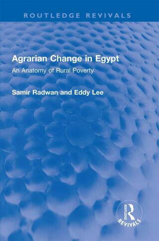 Cover image: Agrarian Change in Egypt 1st edition 9781032322155