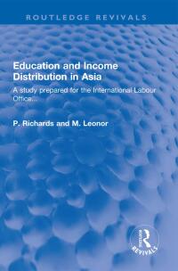 Cover image: Education and Income Distribution in Asia 1st edition 9781032321899