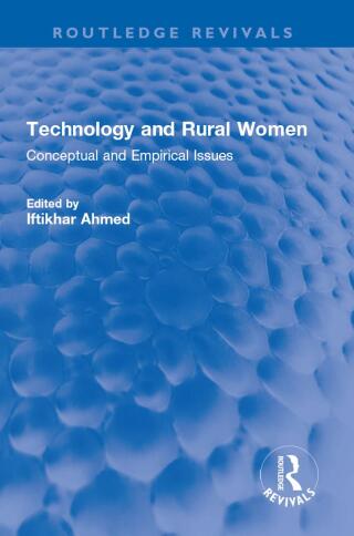Imagen de portada: Technology and Rural Women 1st edition 9781032321523