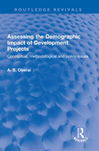 Cover image: Assessing the Demographic Impact of Development Projects 1st edition 9781032321745