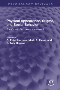Cover image: Physical Appearance, Stigma, and Social Behavior 1st edition 9781032312743