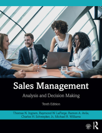 Cover image: Sales Management 10th edition 9781032017686