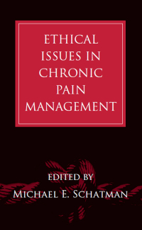 صورة الغلاف: Ethical Issues in Chronic Pain Management 1st edition 9780849392689