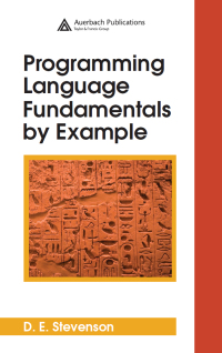 Imagen de portada: Programming Language Fundamentals by Example 1st edition 9780849370168