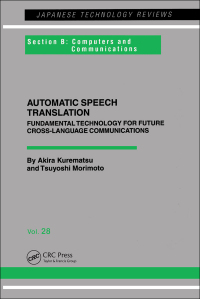 Cover image: Automatic Speech Translation 1st edition 9782919875023