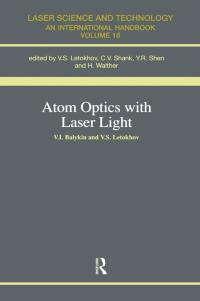Cover image: Atom Optics with Laser Light 1st edition 9780367844349
