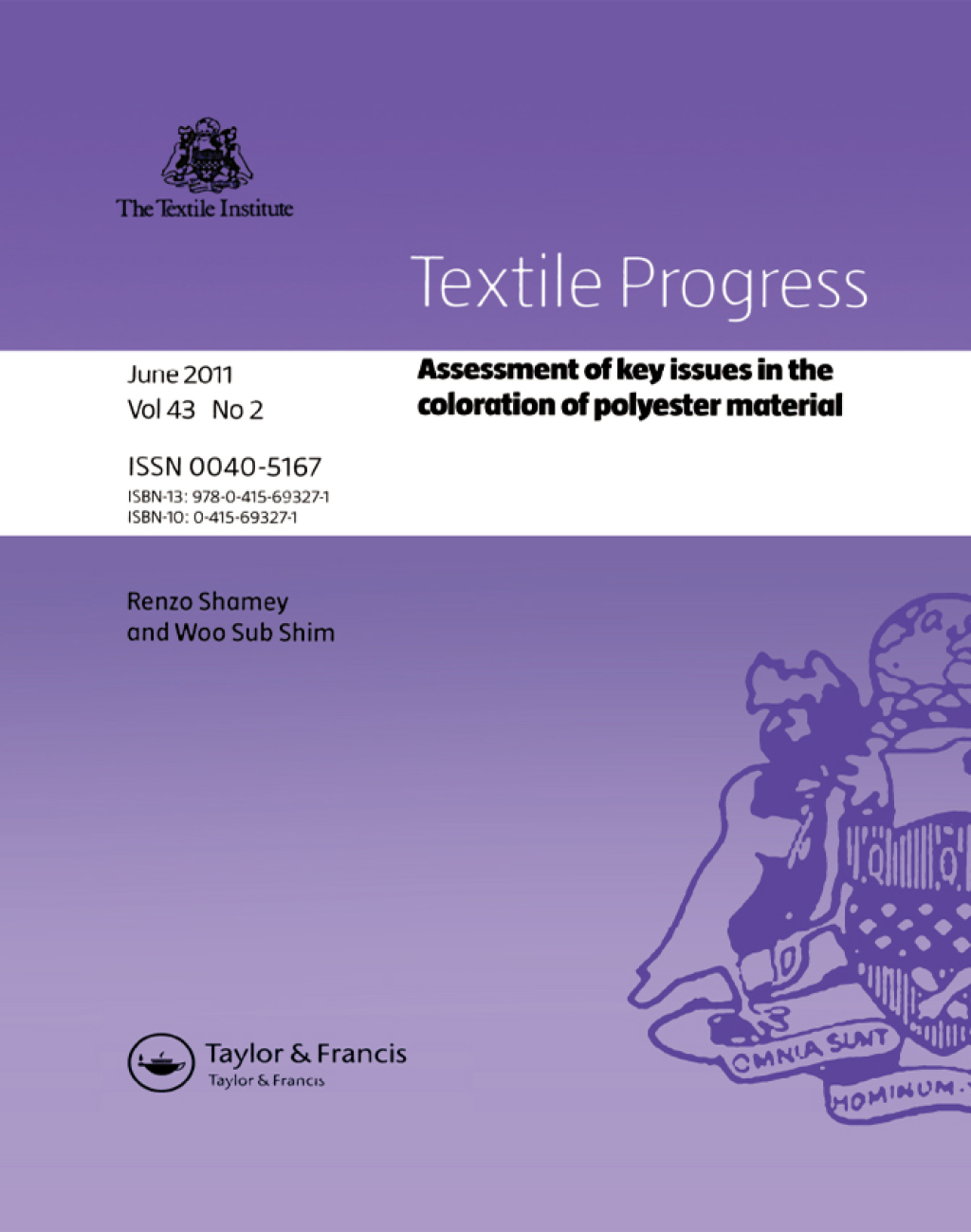 Assessment of Key Issues in the Coloration of Polyester Material 1st Edition