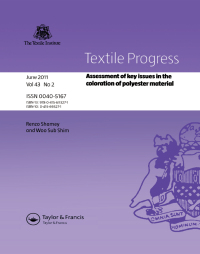 Cover image: Assessment of Key Issues in the Coloration of Polyester Material 1st edition 9781138458727