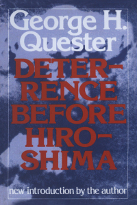 表紙画像: Deterrence Before Hiroshima 1st edition 9781138509146