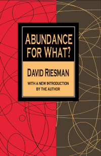 Cover image: Abundance for What? 1st edition 9781138518605