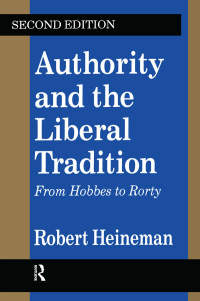 Imagen de portada: Authority and the Liberal Tradition 2nd edition 9781138519145