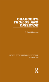 Imagen de portada: Chaucer's Troilus and Criseyde 1st edition 9780367357245