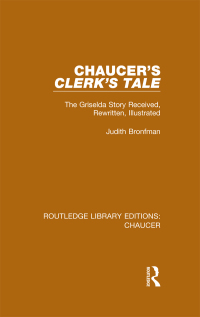 Cover image: Chaucer's Clerk's Tale 1st edition 9780367357443
