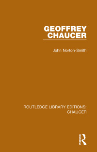 Cover image: Geoffrey Chaucer 1st edition 9780367357399