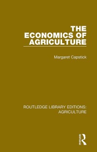 Cover image: The Economics of Agriculture 1st edition 9780367254568