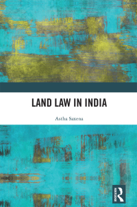 Cover image: Land Law in India 1st edition 9780367898311