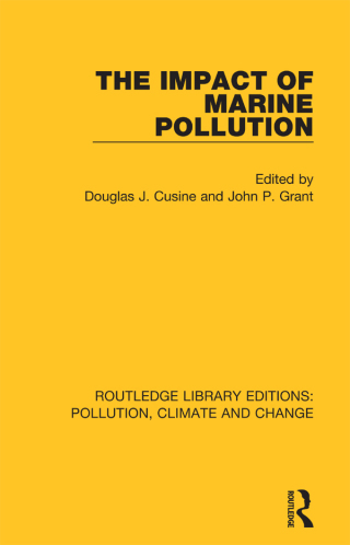 Cover image: The Impact of Marine Pollution 1st edition 9780367358785